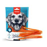 Wanpy Adult Dog Soft Chicken Jerky Strips 100 g Pouch - Confiance Co